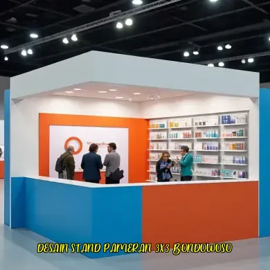 Desain Stand Pameran 3x3 Bondowoso
